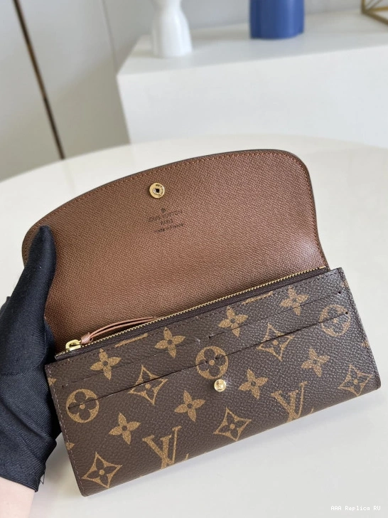 Aaa replica bags EMILIE LOUIS wallet VUITTON 0820